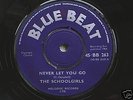 THE SCHOOLGIRLS -Never Let You Go -Unplyd-Blue Beat 263
