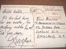 SIOUXSIE & BANSHEES - ORIG SIGNED POSTCARD 1983 RARE