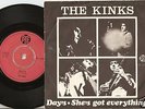 THE KINKS - DAYS  DANISH 45+PS 68 FREAKBEAT GARAGE MOD