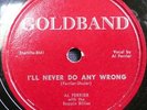 50'S ROCKABILLY  Al FERRIER GOLDBAND 78 RPM