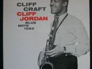 CLIFF JORDAN CLIFF CRAFT BLUE NOTE 1582 63 NYC LP RVG