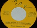 RARE WILLIE DARRINGTON NORTHERN SOUL 45 -  RAV LABEL