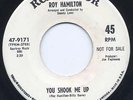 Rare Northern Soul 45- Roy Hamilton-Promo-You Shook Me