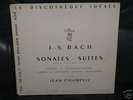VEGA France  Bach sonata violin Jean Champeil org Rare