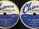 Chance 1149 The Flamingos Plan For Love 78 rpm  EE+