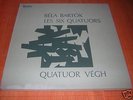 FRENCH BOX 3lp VALOIS/ BARTOK quatuors VEGH  QUARTET/NM