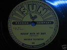 Malcolm Yelvington: Rockin' with my baby SUN 78 rpm  NM