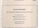 MHS(2 lps)/SCHUBERT/ MICHELE AUCLAIR,violin/ JOY, piano