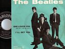 RARE Beatles Italy She loves you 1963 QMSP Black MINT-