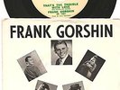 SUPER RARE TEEN FRANK GORSHIN 45 + PIC SLEEVE on BRAND