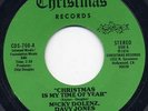 Rare Christmas 45 & Insert-The Monkees-Mickey Dolenz,Da
