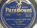 61) 78rpm IDA COX with CHARLIE JACKSON PARAMOUNT 12325
