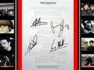 V. RARE LEGENDS U2 ORIGINAL FULL BAND SIGNED DISPLAY