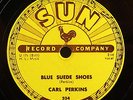 CARL PERKINS Blue Suede Shoes 78 *SUN Label #234 E+