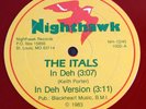 ITALS In Deh NEAR MINT NIGHTHAWK 12