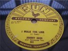 JOHNNY CASH I WALK THE LINE RARE 78 RPM RECORD ON SUN
