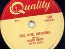 CHUCK BERRY - ROLL OVER BEETHOVEN -78 RPM -1956 QUALITY