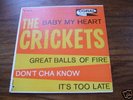 Buddy Holly/The Crickets - Baby My Heart 1958 USA EP