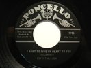 Northern Soul R&B 45 LEEVERT ALLISON on PONCELLO HEAR