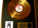 LED ZEPPELIN GOLDENE SCHALLPLATTE GOLD RECORD VINYL