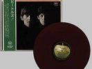 Meet the Beatles/Red wax +Obi Japan 3rd issue '70 Apple
