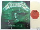 METALLICA   Ride The Lightning   FRANCE Green Sleeve