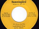 BLACK GOSPEL 45: KING BROTHERS. RARE+++. QUARTET.VG+