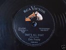 Elvis Presley..That's All Right...RCA 78 RPM orig. 1955