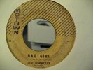 MIRACLES RARE NORTHERN SOUL 45 MOTOWN G1 BAD GIRL HEAR
