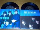 2 BEATLES 45  RECORDS RARE U.K. w/ SLEEVES PARLOPHONE