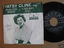 Patsy Cline 45 + Pic Slv RARE Walkin' After Midnight