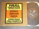 REFERENCE  RECORDINGS   WEIL  Threepenny Opera Suite 