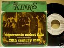 KINKS 45 PS SPAIN PROMO WHITE LABEL 1972 RAY DAVIES