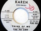 Ad Libs Think Of Me Karen dj Northern Soul