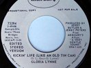 rare Soul Funk 45 GLORIA LYNNE kickin' life Listen