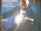LUDWIG HOELSCHER Bach Reger Solo Cello Suites MPS LP NM