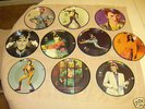 DAVID BOWIE FASHIONS 10 PICTURE DISC 45'S  20 HITS RARE