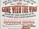 GONE with the WIND Signed/Sung by HAROLD ROME UK IMPORT