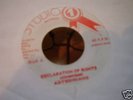 RARE EARLY STUDIO 1 PRESS- ABYSSINIANS-DEC.OF RIGHTS/DU