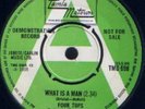 TAMLA MOTOWN - FOUR TOPS - WHAT IS A MAN  - DEMO