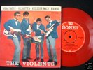 THE VIOLENTS-KVANTINGEN+3 EP 45+PSRED WAX EX RARE