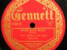 ORIGINAL INDIANA 5 / FESS WILLIAMS Gennett 3182 jazz 78