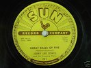 JERRY LEE LEWIS 78 rpm GREAT BALLS OF FIRE SUN 281