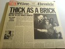 JETHRO TULL Thick As A Brick UK 1972 Newspaper LP