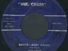 TOM CRUM: Dance, Baby Dance (rare rockabilly vinyl 45)