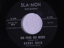 GERRI REID: No Fool No More / Out In The Cold 45 Soul