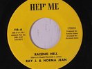 RAY J. & NORMA JEAN: Raising Hell / Tell Me You Love Me 45 rare Funk