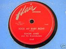 ELMORE JAMES-Rock My Baby Right/Dk & Dreary-Flair 1048