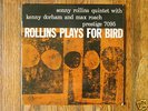 * SONNY ROLLINS Plays For Bird PRESTIGE 7095 NYC RVG NM