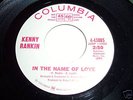 KENNY RANKIN - IN THE NAME OF LOVE(DJ) COLUMBIA(45 RPM)